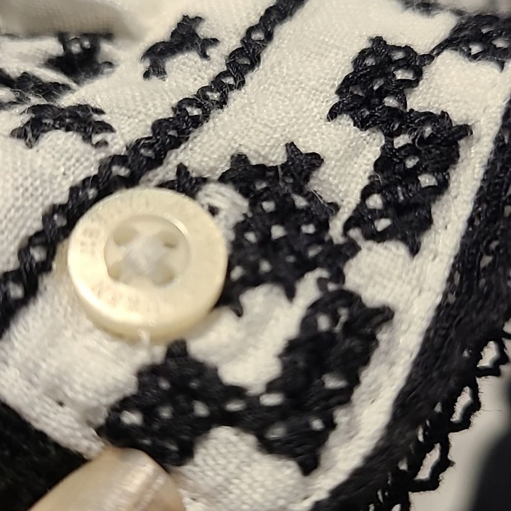 Lauren Ralph Lauren Embroidered Beaded Linen Blouse, Boho Cottagecore | PL - Picture 14 of 14